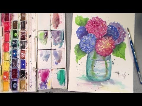 how to watercolor pinterest