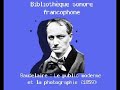 Baudelaire : le public moderne & la photographie 1859 Baudelaire : le public moderne & la photographie 1859