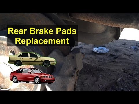 Rear brake pads replacement, Volvo, BMW, Jaguar, etc. – Auto Repair Series