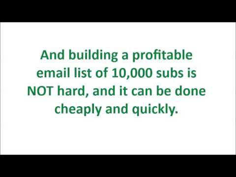 [How To Build An Email List Fast] Viral List Building for Profit