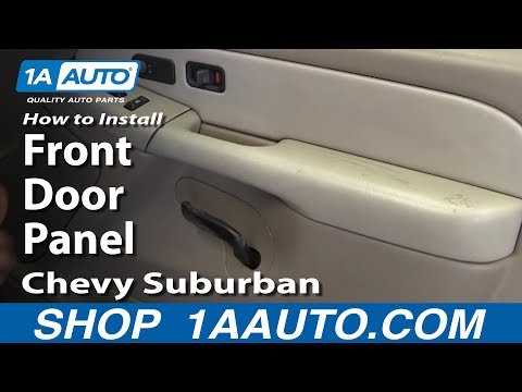 how to remove yukon door panel