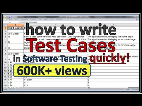 how to write test cases