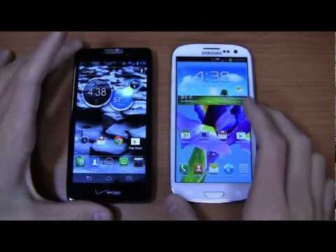 Motorola DROID RAZR MAXX HD vs. Samsung Galaxy S III Dogfight Part 1