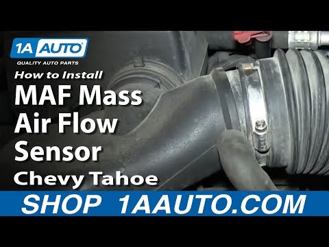 How To Install Replace MAF Mass Air Flow Sensor 5.7L 1996-99 Chevy Tahoe Suburban