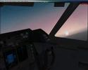 747-400 at abu DHABI sunrise takeoff