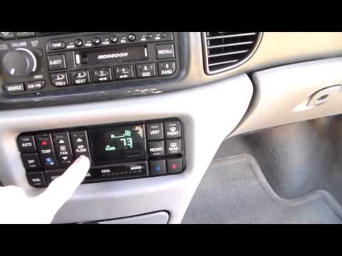 1997-03 Buick Regal climate control display repair part 3