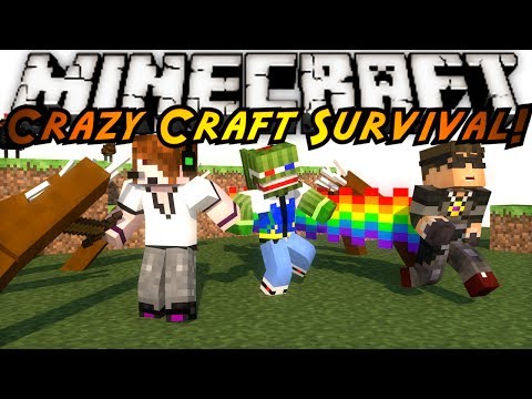 Minecraft Crazy Craft : WHERE'S THE WORLD?!