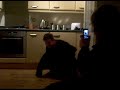 Danny Gartside pissing in a potty