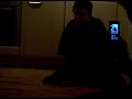 Danny Gartside pissing in a potty