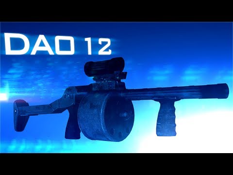 dao12 - DAO-12 is one mean piece of weaponry in BF3. If you fit it with Slug rounds and a precision scope, you won't be limited to just short range engagements. Hope...