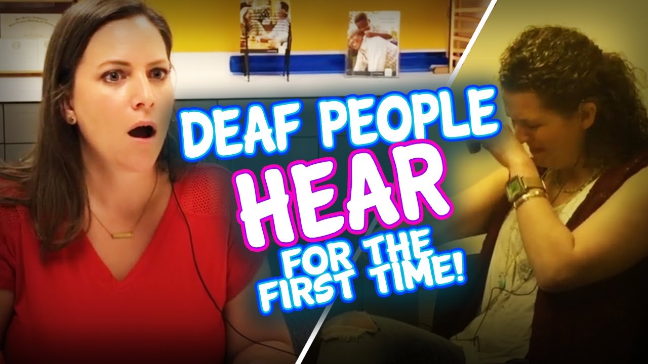 Amazing People Hearing for the First Time! Deaf & Hearing Impaired Get Cochlear Implants turned on!