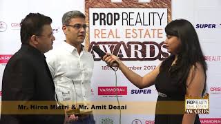 PROPREALITY REAL ESTATE AWARD SHOW:- An Interview of MR. AMIT DESAI, PRATHAM GROUP, VADODARA.