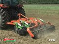 Disc harrow Rinieri for vineyard and orchards. This machine is very strong and each axle of the disc is tilting in order to work more depth in the ground than the standard disc harrow. Each support with 2 springs hold 2 discs.
