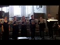 Het Engelse gemengd koor, befaamd om zijn sensuele timbres, zingt Palestrina's motet 'sicut lilium inter spinas' (1569) in de Pieterskerk, Utrecht