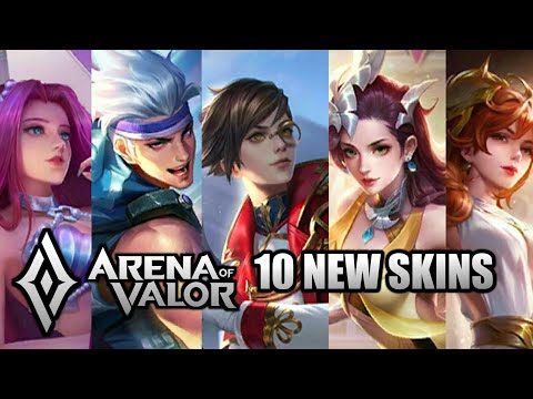 Arena Of Valor South Asia Server Upcoming 10 New Skins [Annette, Lauriel, Diaochan and More 🔥