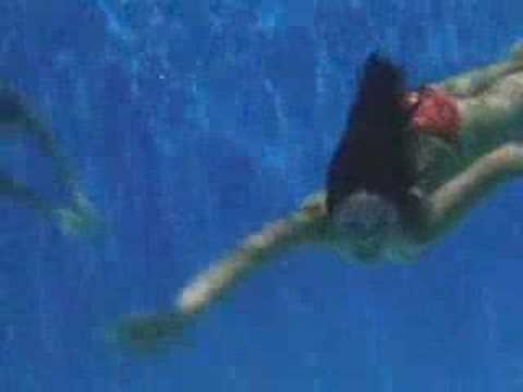 preteen girls swimming