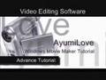 (AyumiTutorial/ayumilove)Windows Movie Moker Tutorial(Part 1)