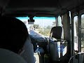 Viaje entre Assuan y Luxor en Egipto en autobus