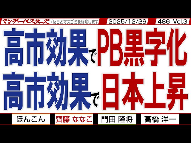 高橋洋一『PB黒字化は高市政権の成果』