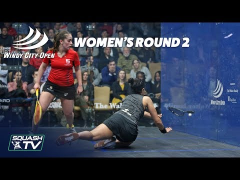 Squash: Windy City Open 2018 - Women's Rd 2 Roundup [Pt.1]