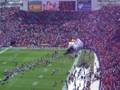 Intro of players at Denver Broncos Football Game
