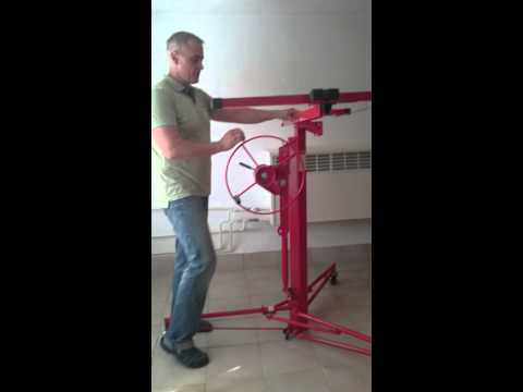 Anleitung -Aufbau Montagehilfe -Plattenheber-Deckenlift.