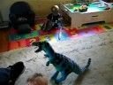 Elliott slaying the dragon