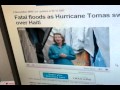 Fatal floods as Hurricane Tomas sweeps over Haiti