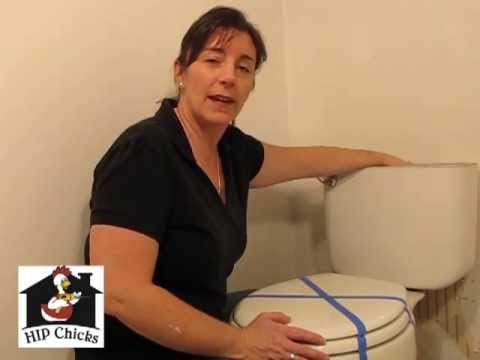 Flushed away! HIP Chicks', Beth Allen shows the basics of how to remove a toilet.  A little messy bu
