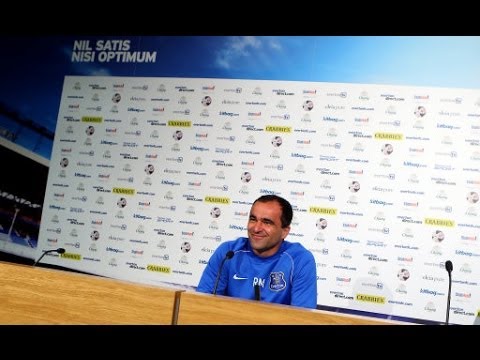 Roberto Martinez's pre-Stoke press conference