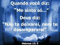 A resposta de Deus