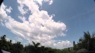 Sanibel Island, Florida 06-21-2015 Part 2 Time Lapse storm clouds