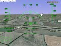 Landing at airports on google earth