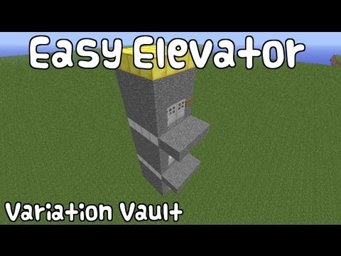 how to build elevator in minecraft