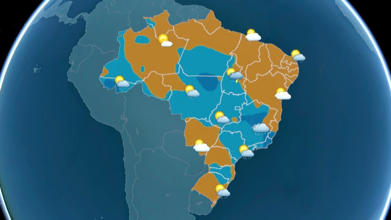 Nova frente fria traz chuva para o Sudeste, MT, TO e PA | 12/10/2024