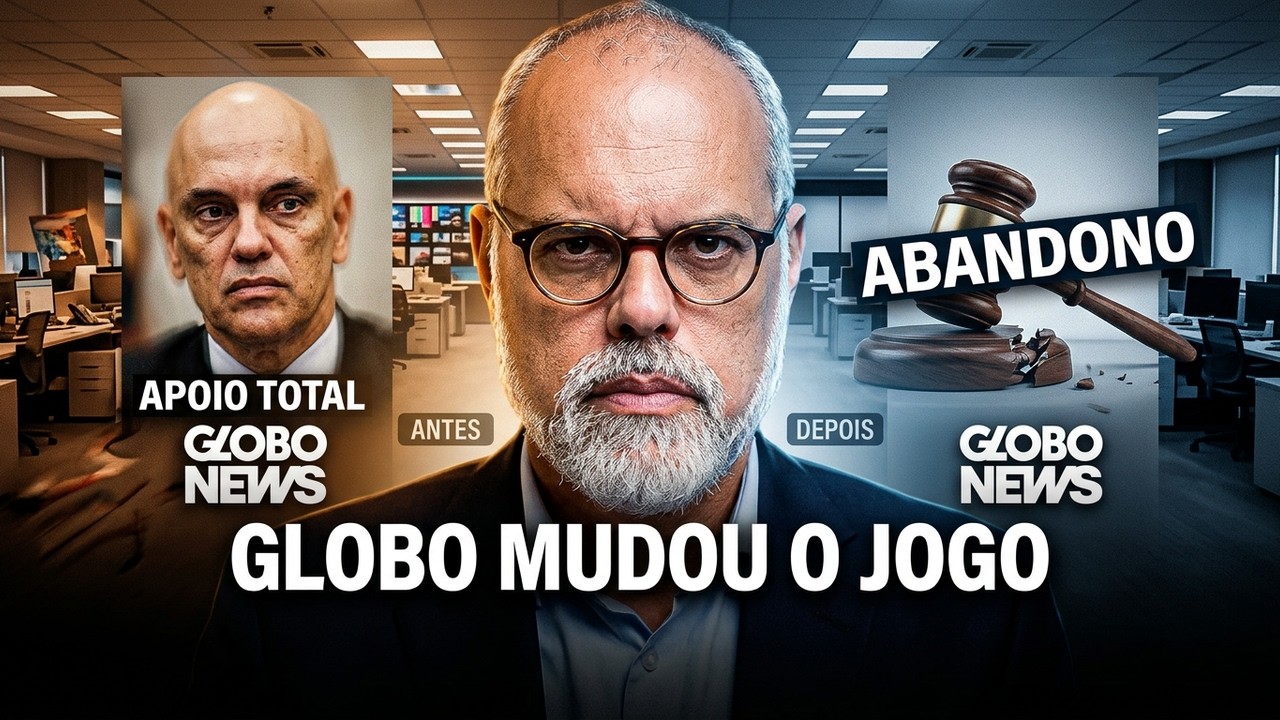 Globo News abandonou Moraes oficialmente