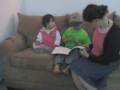 Yehuda Reading to Talia Yehuda Reading to Talia