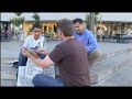 #1 Mind Reading by Magician Rich Ferguson with Newspaper on Street - Tagged