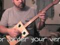 wormy chestnut cigar box guitar strumstick dulcimer