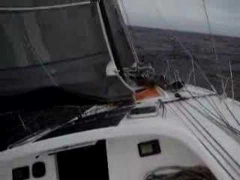 Sailing across the Bay of Biscay