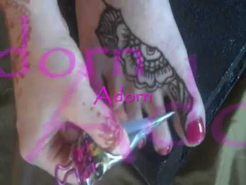 Bajidoo Henna Decor for Your Toes