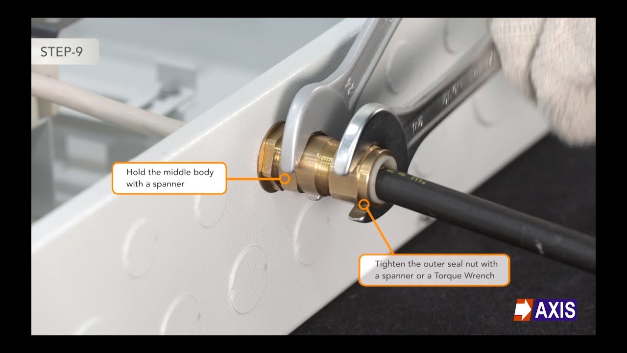 Installation of CW Brass Cable Glands on Steel Wire Armoured (SWA) cables