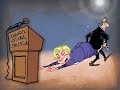 Hillary dragged from Podium in Denver Hillary dragged from Podium in Denver