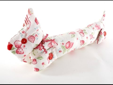how to make a door draft stopper