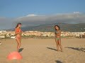 voltereta en la playa
