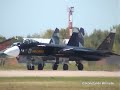 Su-47 Su-27SK Su-30 display at MAKS 2005