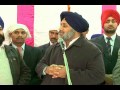 SARNA TRYING TO WEAKEN THE SIKHS UNITY-SUKHBIR SINGH BADAL