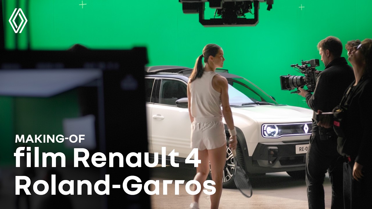 making of do filme Renault 4 Roland-Garros