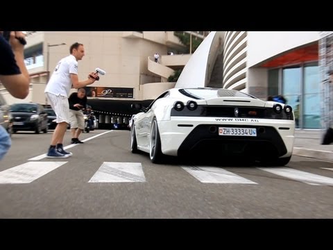 CRAZY SOUND Ferrari F430 Scuderia DMC Accelerations & Revs