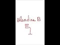 So Much To Say------Blandine B